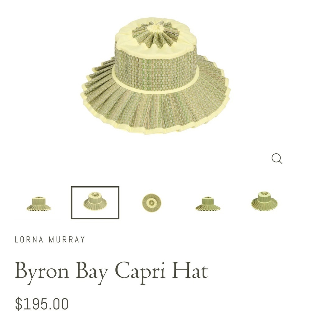 Lorna Murray Byron Bay Capri Hat Small Packable bucket travel beach New NWT